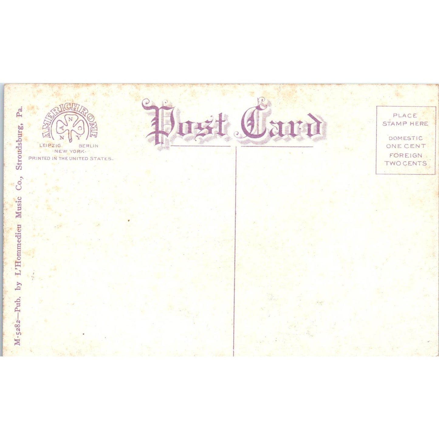 Bird's Eye View Portland PA Original Postcard TK1-21