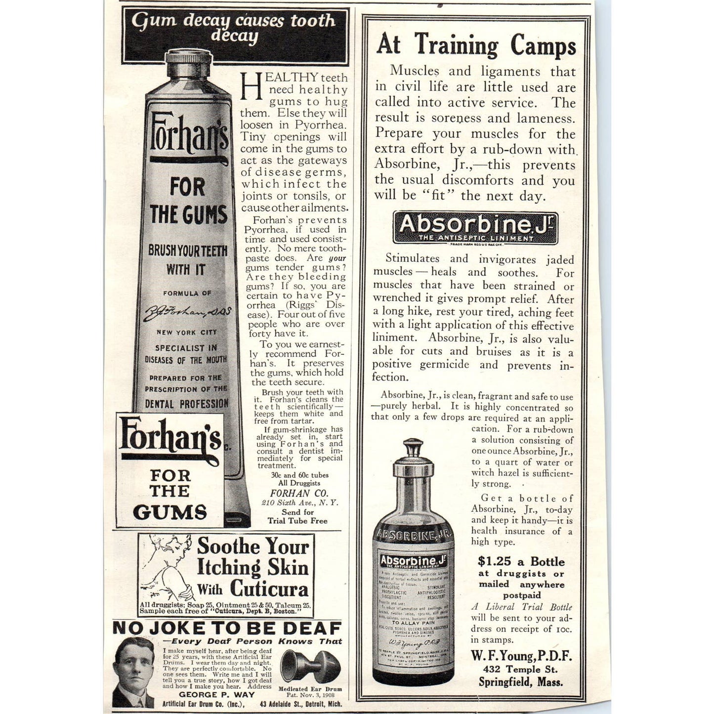 c1920 Harper's Magazine Ad - Trustgood Mattresses Wilson & Co Chicago TF6-1