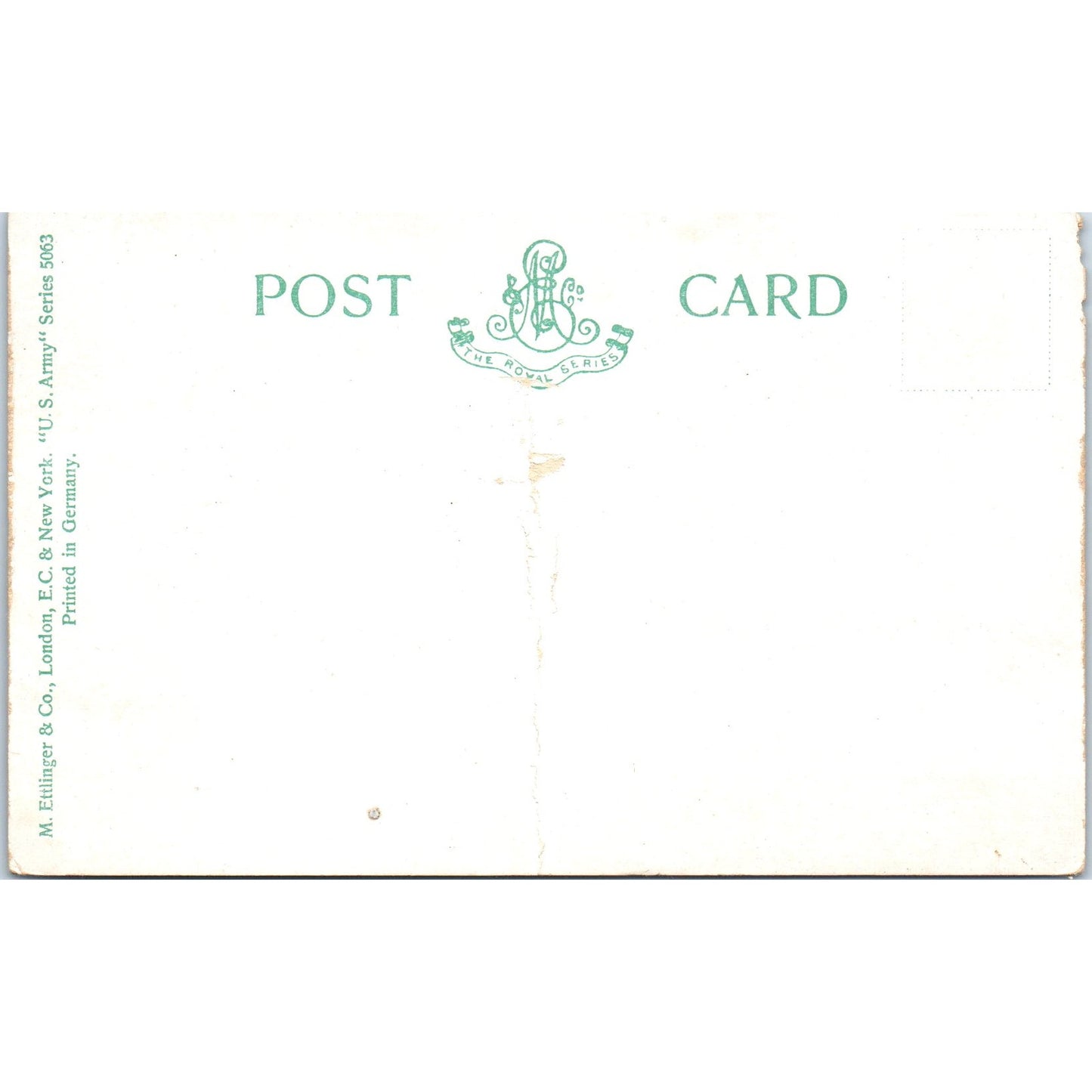 Army Soldier Reporting to Inspecting Officer c1905 - Original Postcard P3-4