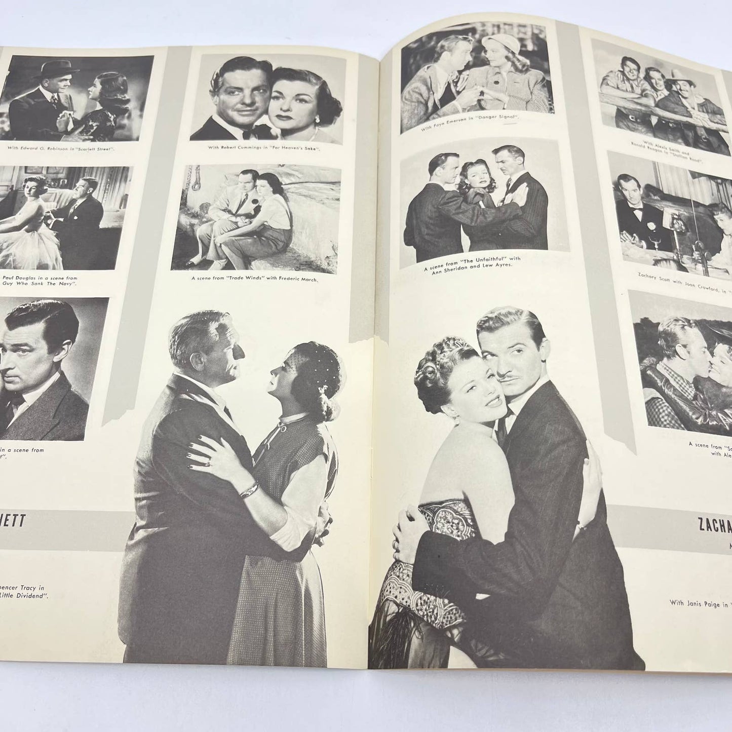 1952 Bell, Book and Candle Theatre Program Joan Bennett Zachary Scott TF9