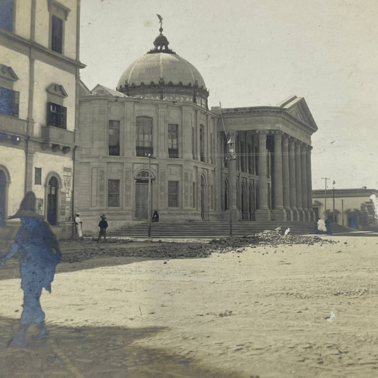 1903 Original Photo Mexican Farmer Near Teatro de la Paz San Luis Potosi AC7