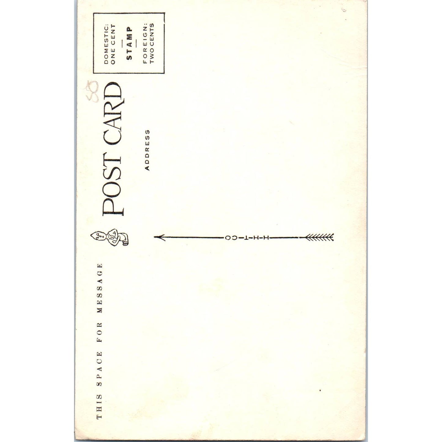 Immaculate Conception Cathedral at Night Denver CO Original Postcard TK1-28