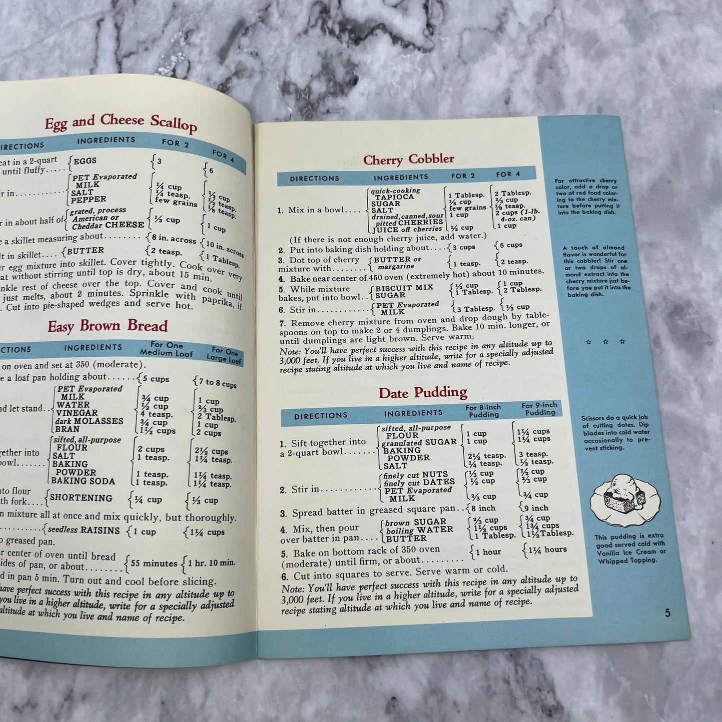 1956 One Dish Meals and Other Favorites, Mary Lee Taylor recipe booklet TJ4