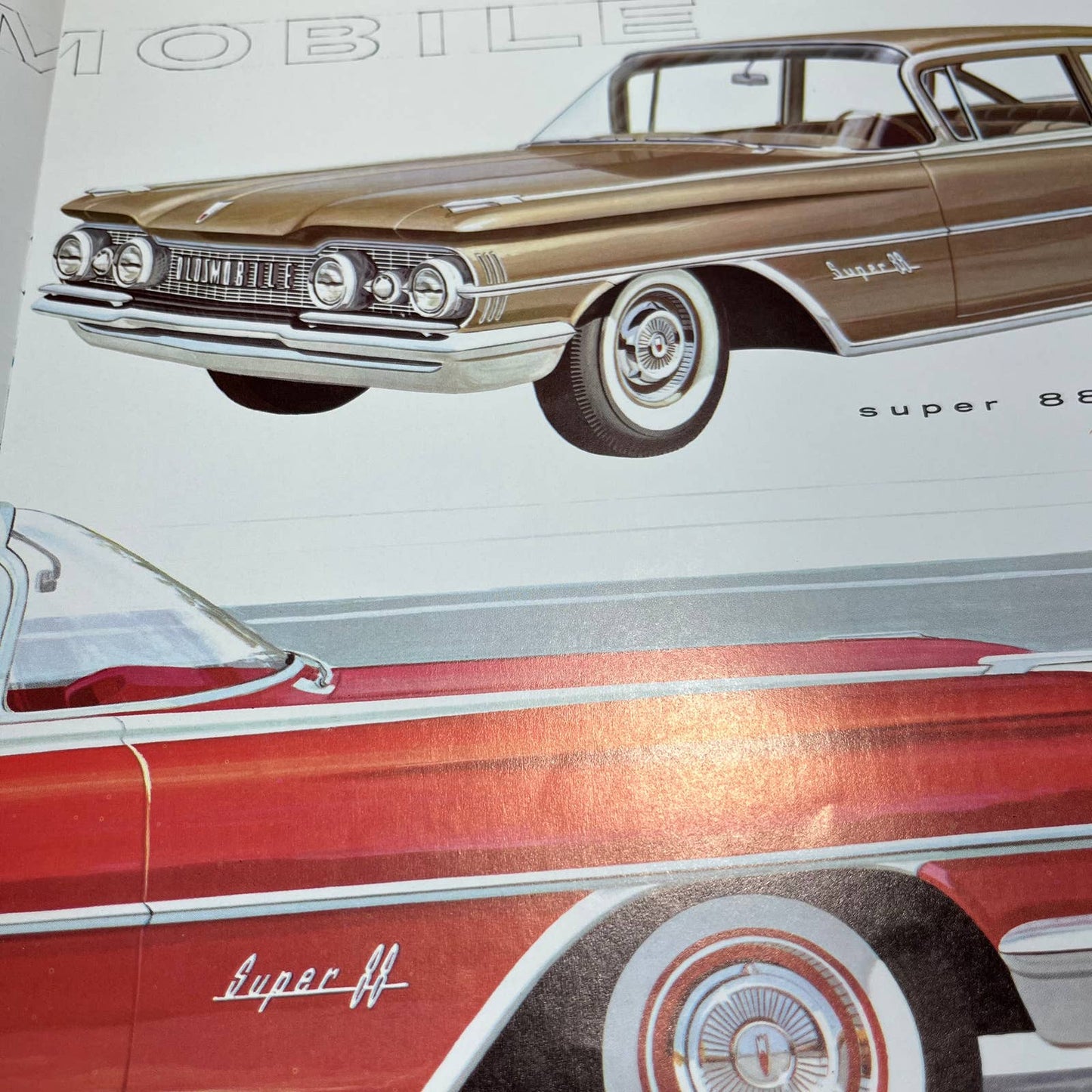 1959 Oldsmobile Full Color Deluxe Sales Brochure Ninety-Eight Super 88 Fiesta B4