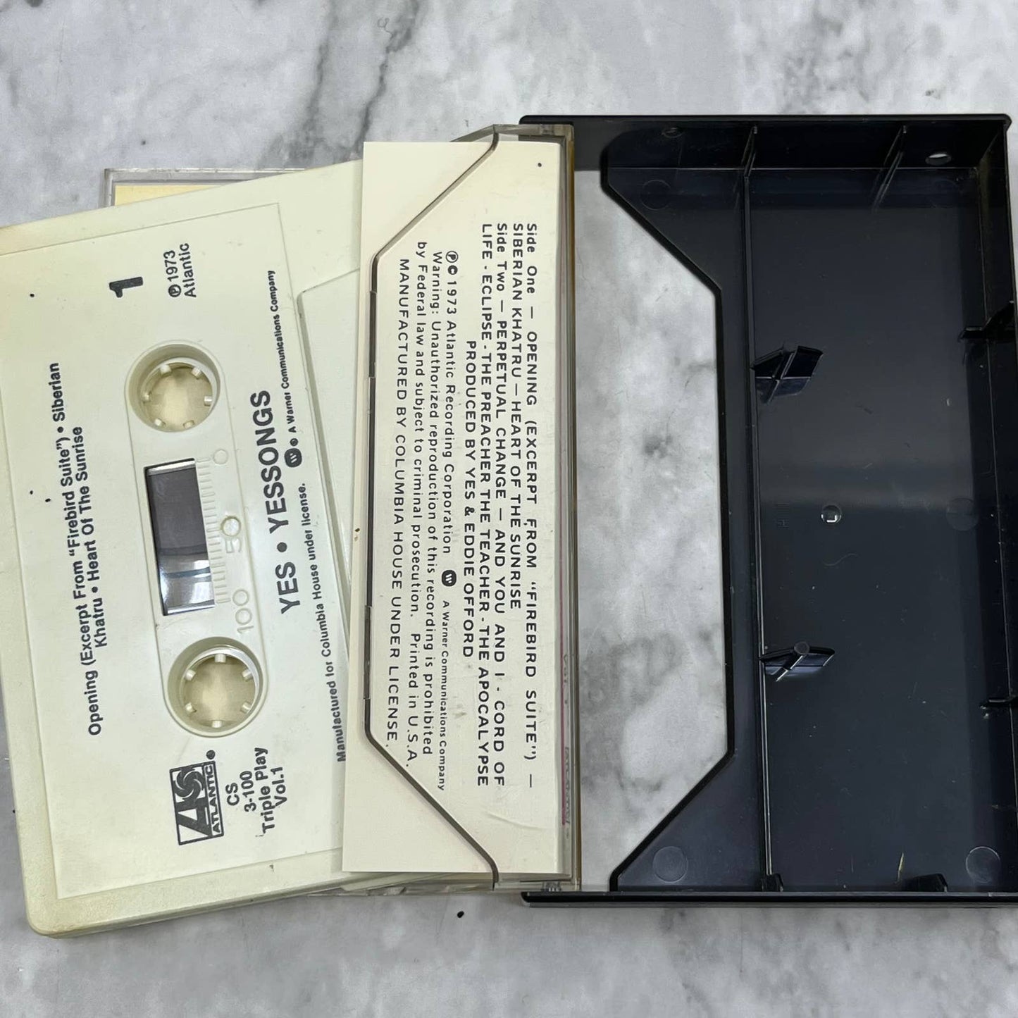 YES - Yessongs Volume 1 Cassette Tape TJ6-84