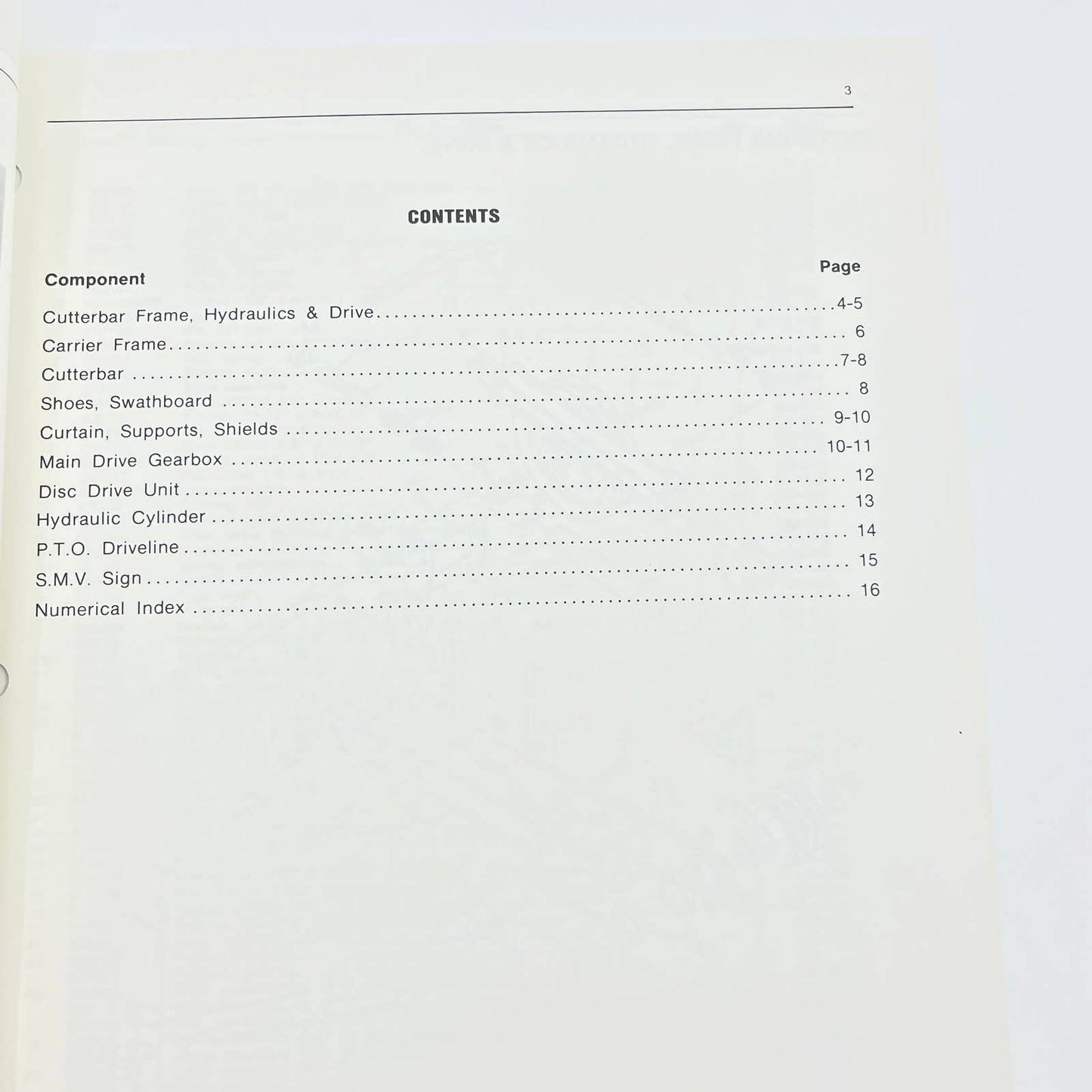 Original 1988 New Idea Parts Catalog DM-51 Disc Mowers 526 527 528 986799 TB9