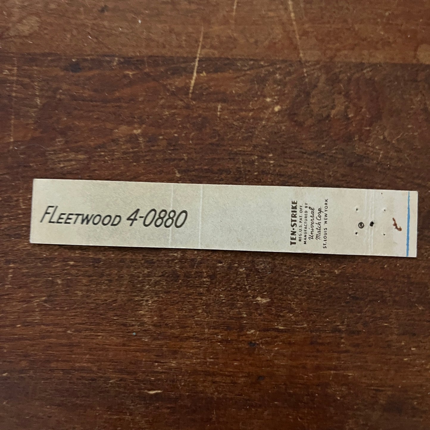 Village Market E. Jamison-Cichy La Grange Park Slim Advertising Matchbook MM11-5