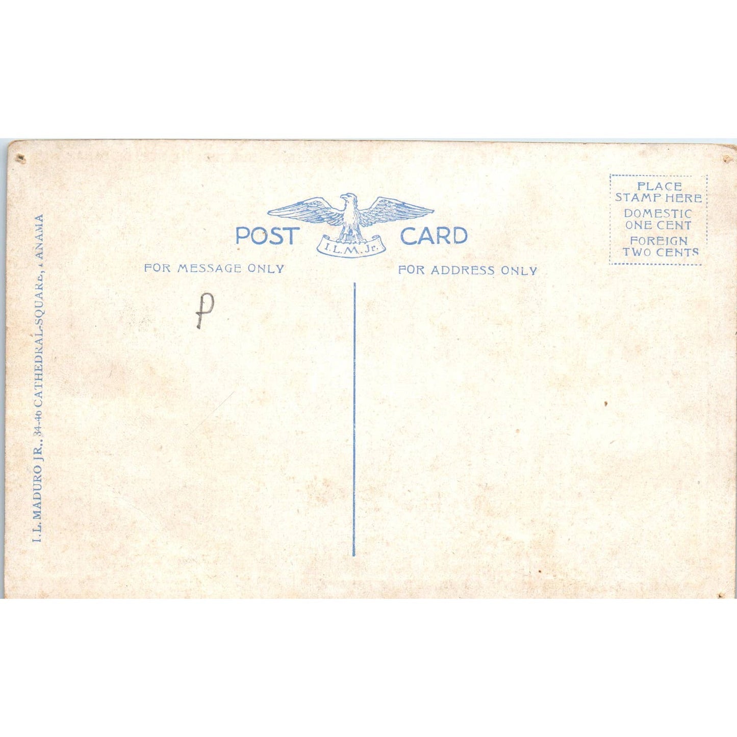 Front Street Colon Rep. Of Panama - Original Postcard TJ7-RP3