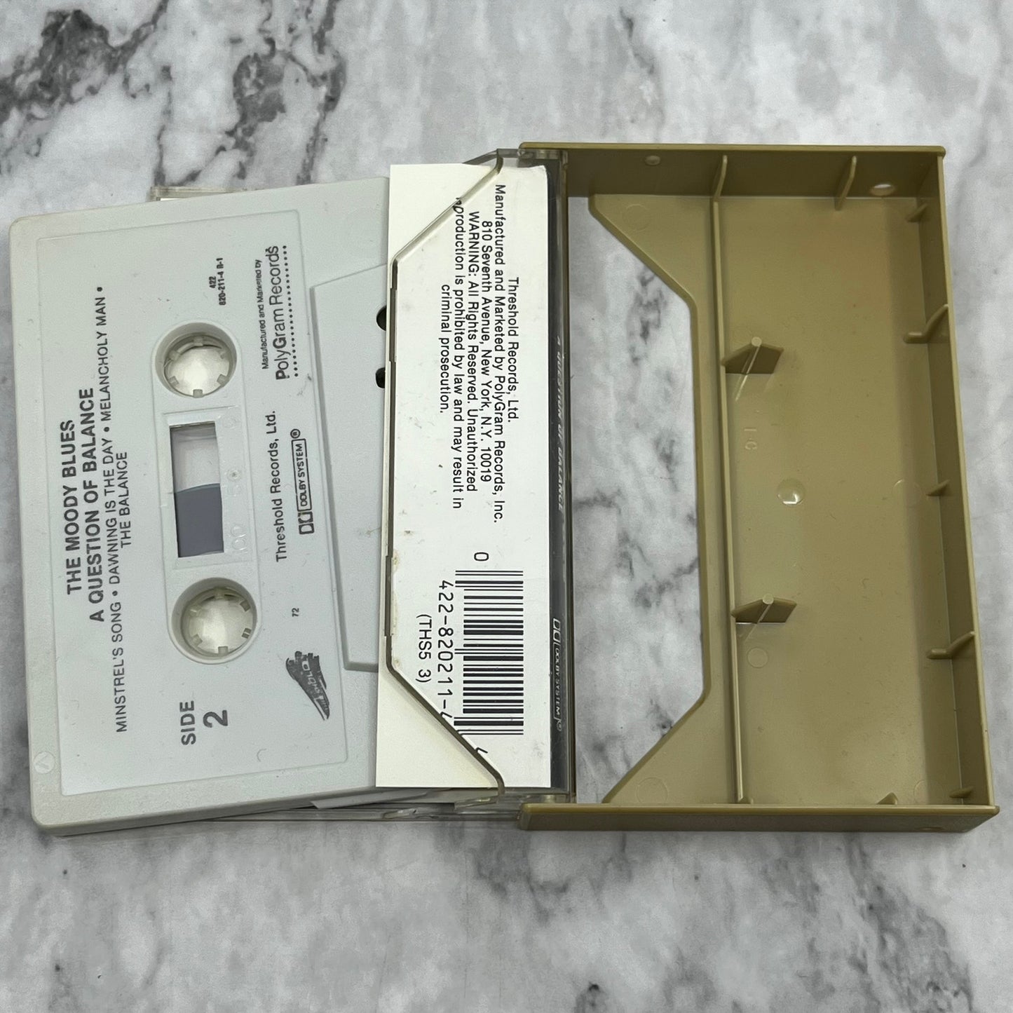 The Moody Blues A Question Of Balance Cassette Tape TH9-T1-35