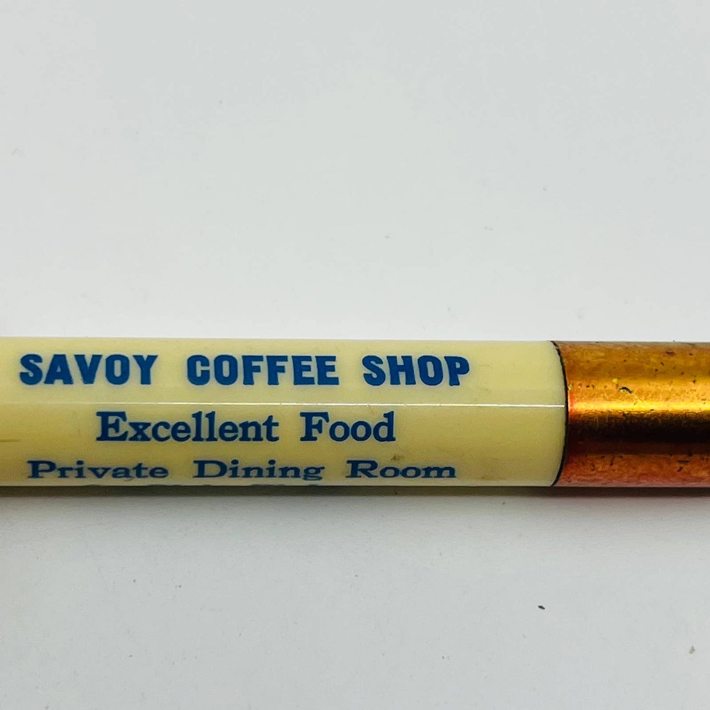 Bullet Pencil Savoy Coffee Shop Momence Illinois Dixie Highway SB3
