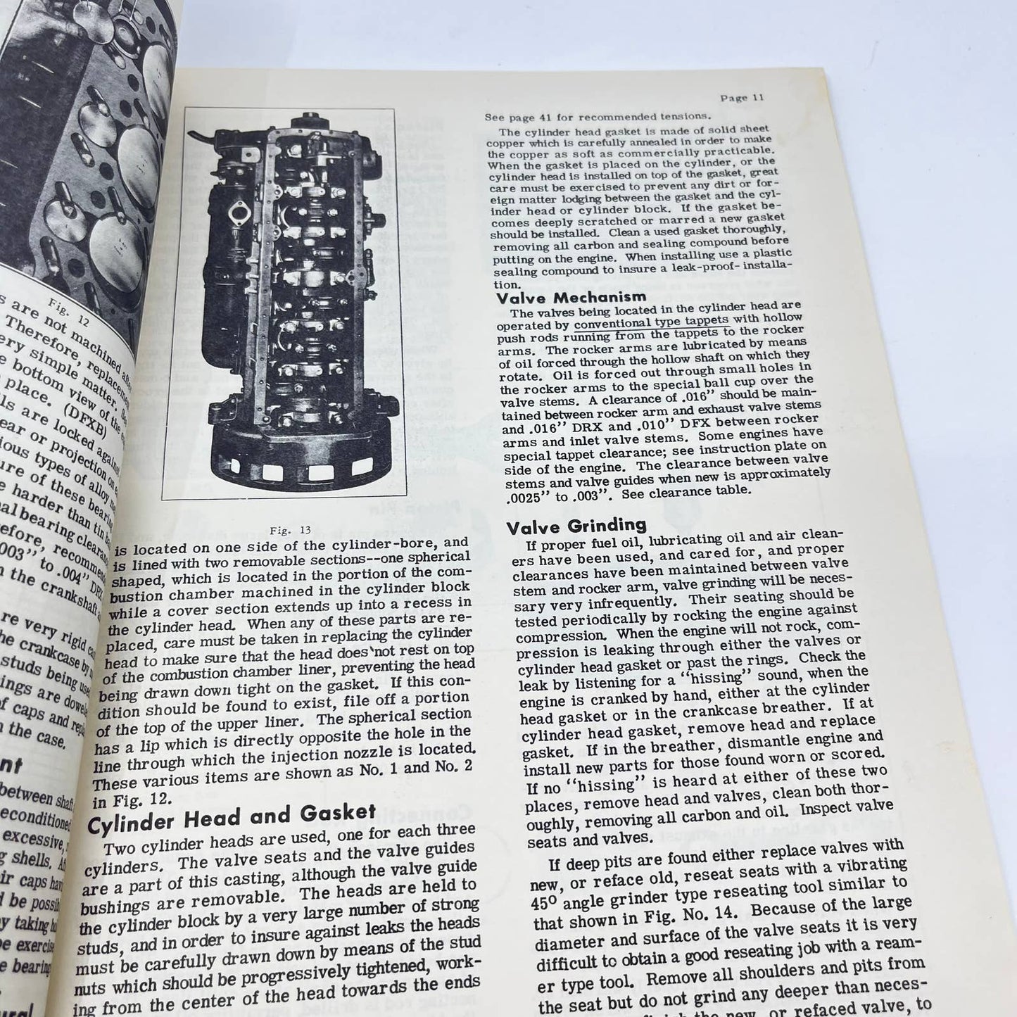 1957 Interstate Training Service Manual Unit 25 Hercules Diesel Engine TF8