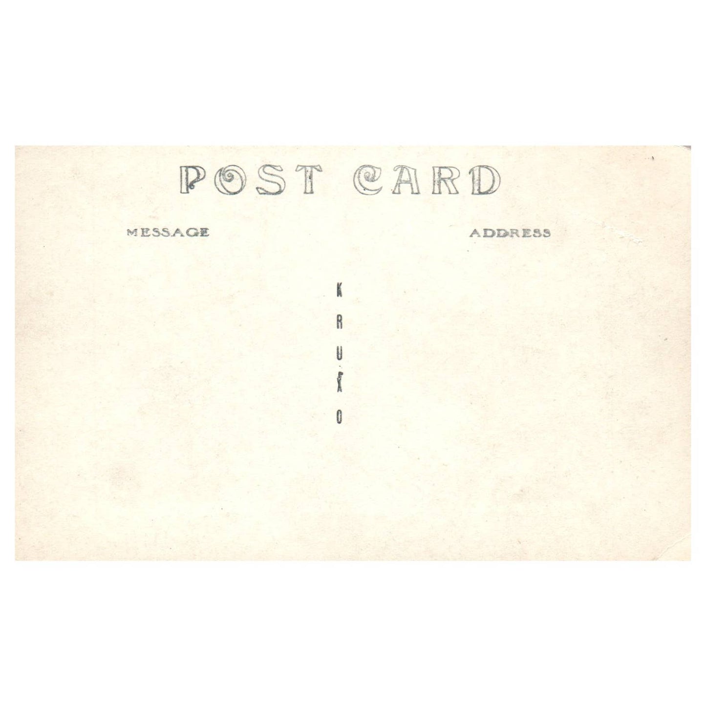 WWI Battleship Scene - A Man O' War at Sea - Original Postcard RPPC TJ8-4