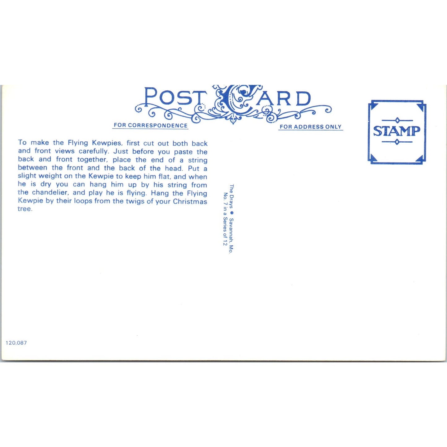 Kewpiedoodle Dog Original Postcard PB6