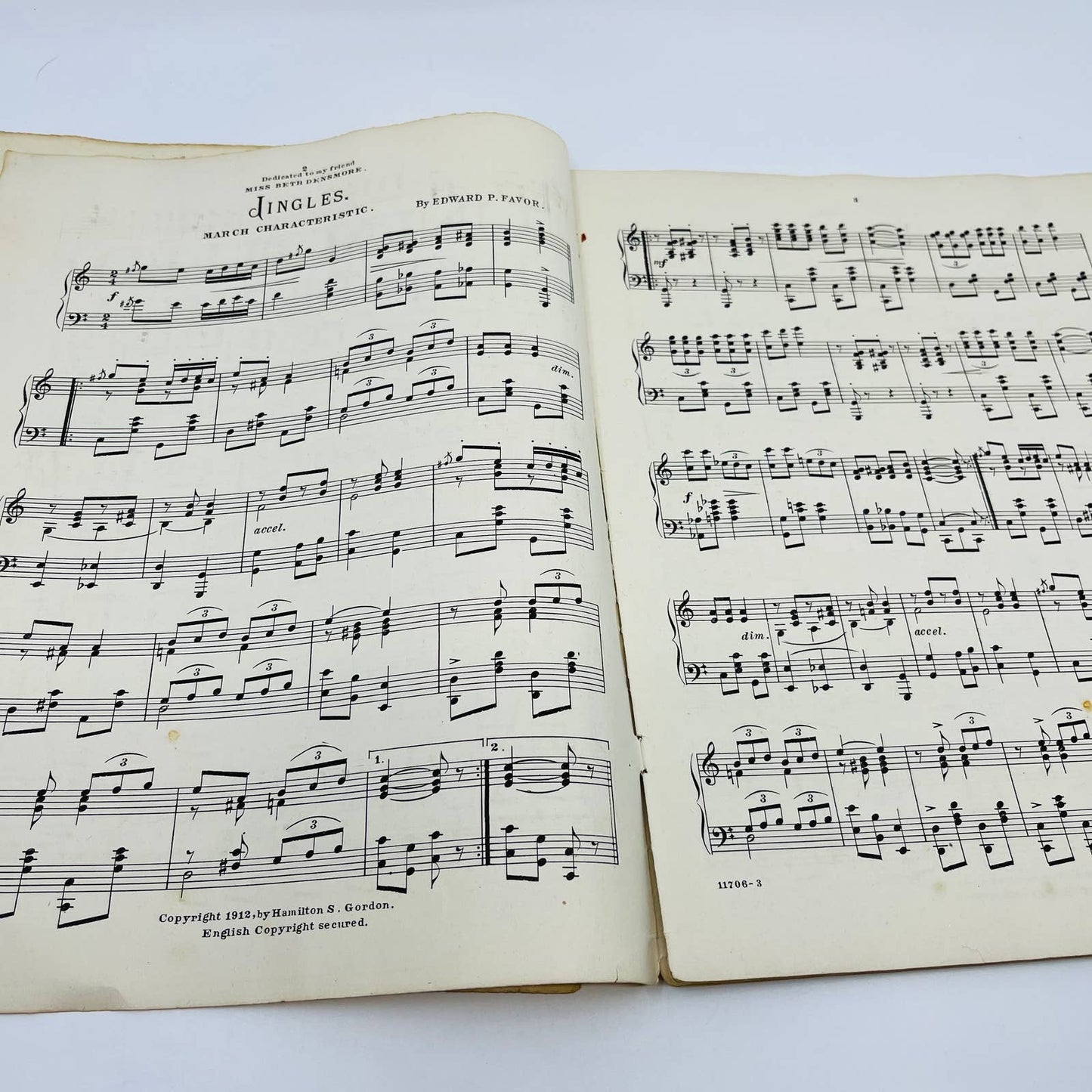 1914 Unexcelled Two Step Album Sheet Music Book Hamilton Gordon M1