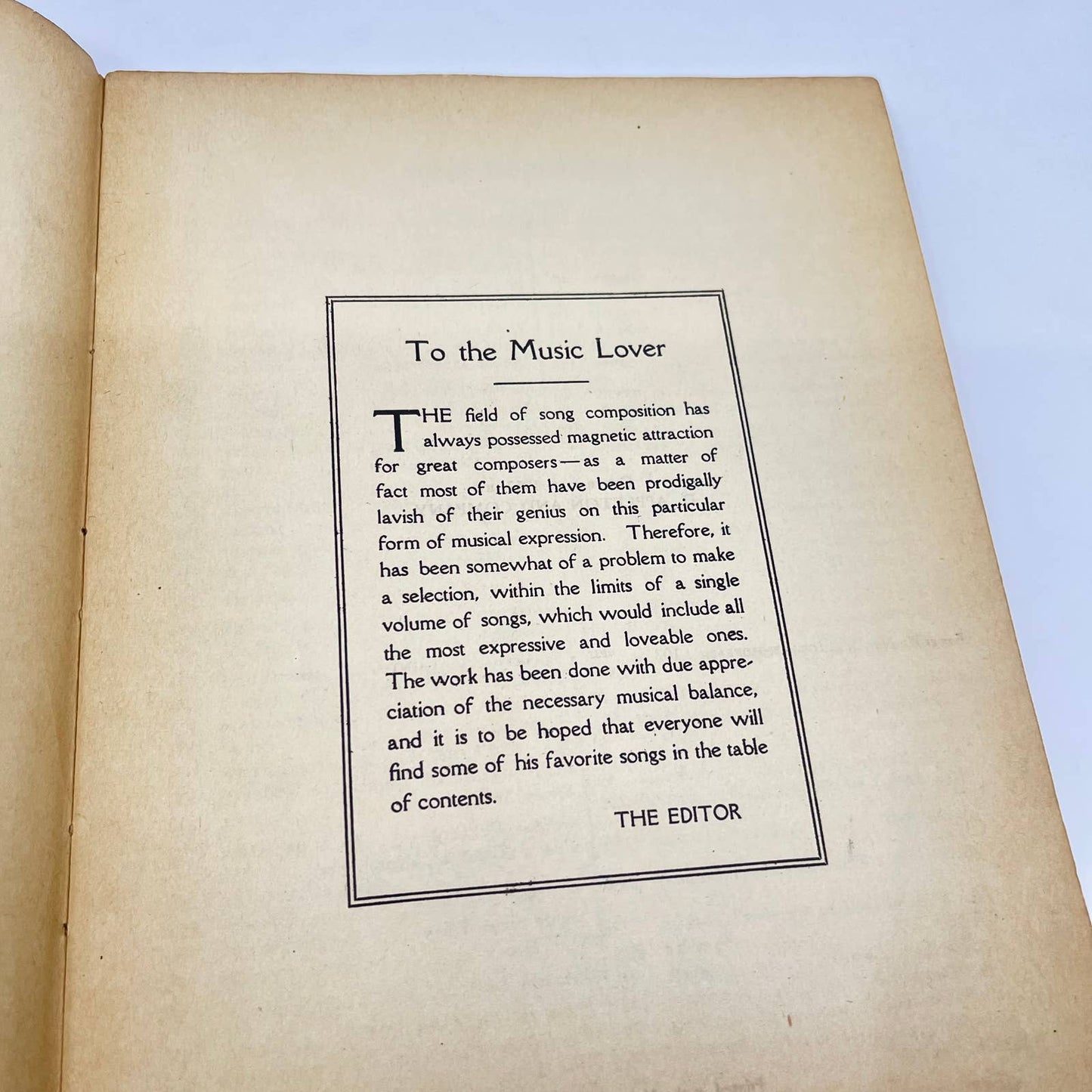1917 Ballads The Whole World Sings by D. Appleton & Co. New York TF2