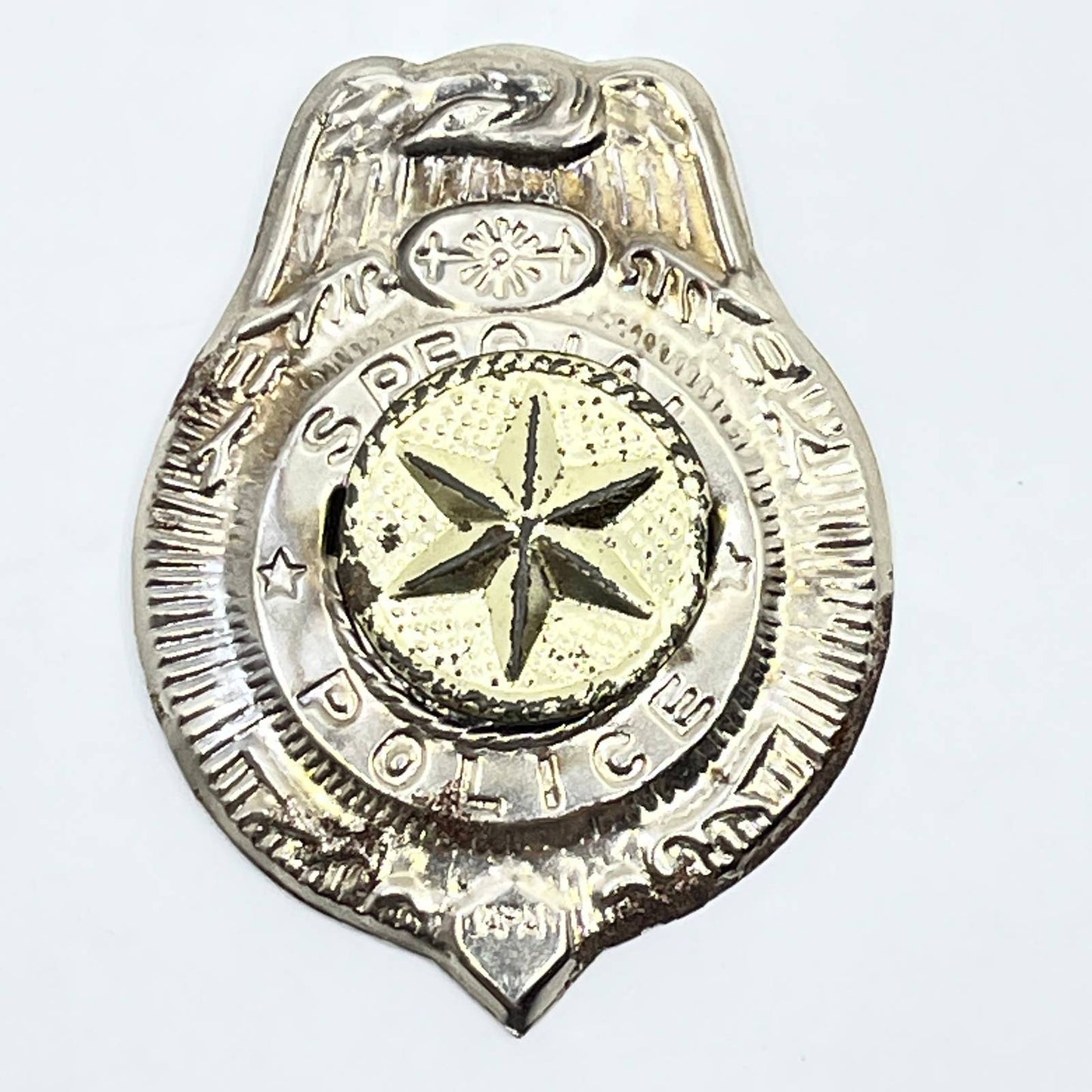 Vintage Special Police Tin Toy Badge Pin Pinback Button SD8