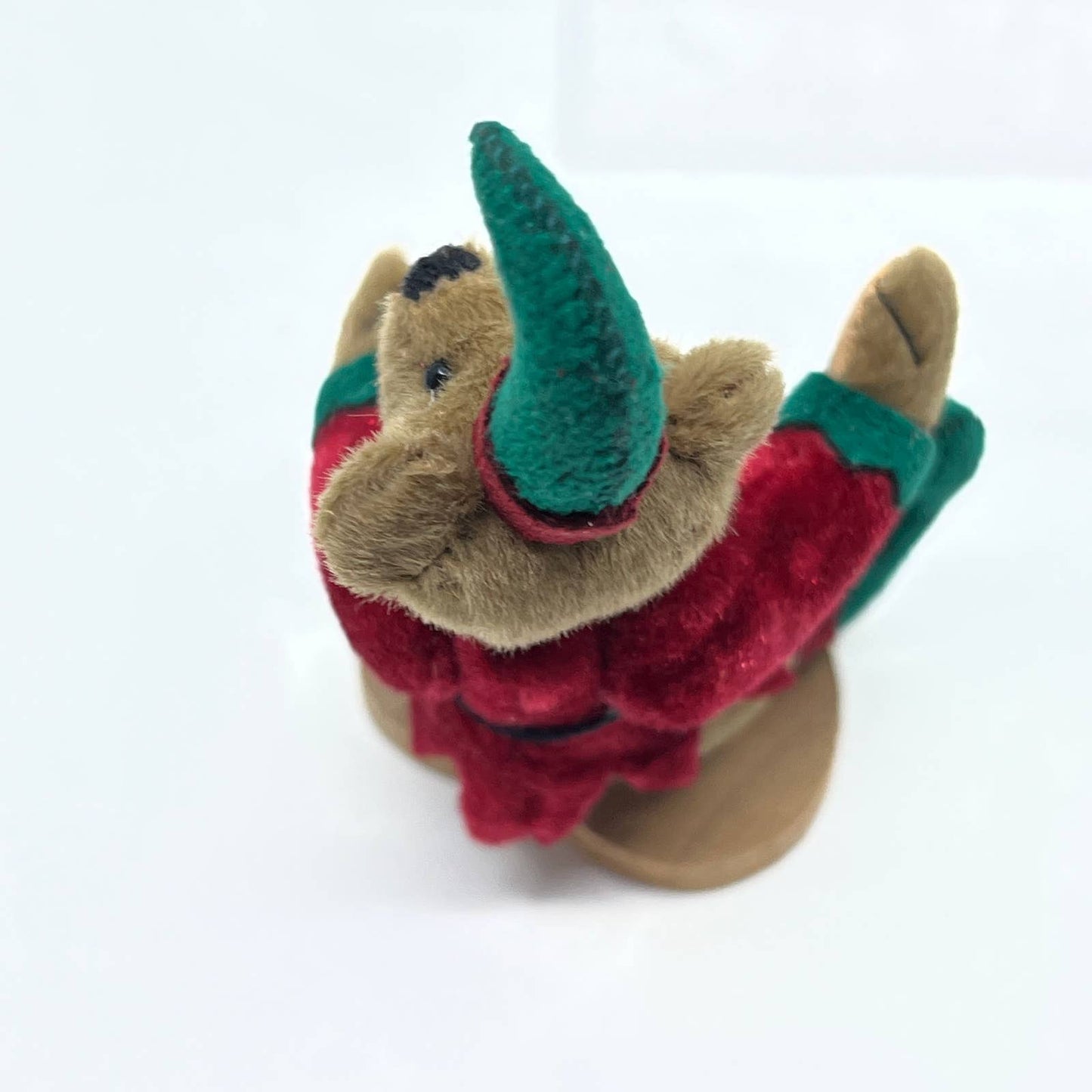 Little Gem Teddy Bears Toy Miniature Christmas Bear ELFIE Mohair Lisa Lloyd TG3