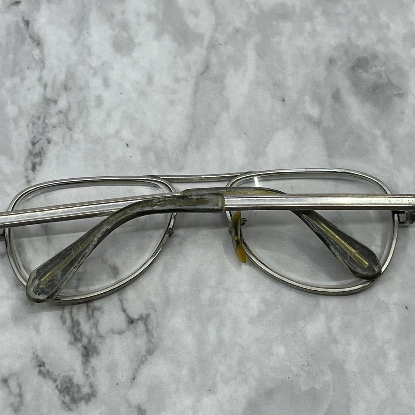 Vintage Gold Plated 1/30 10k Aviator Eyeglass Frames Universal Optical 5 1/4 SE9