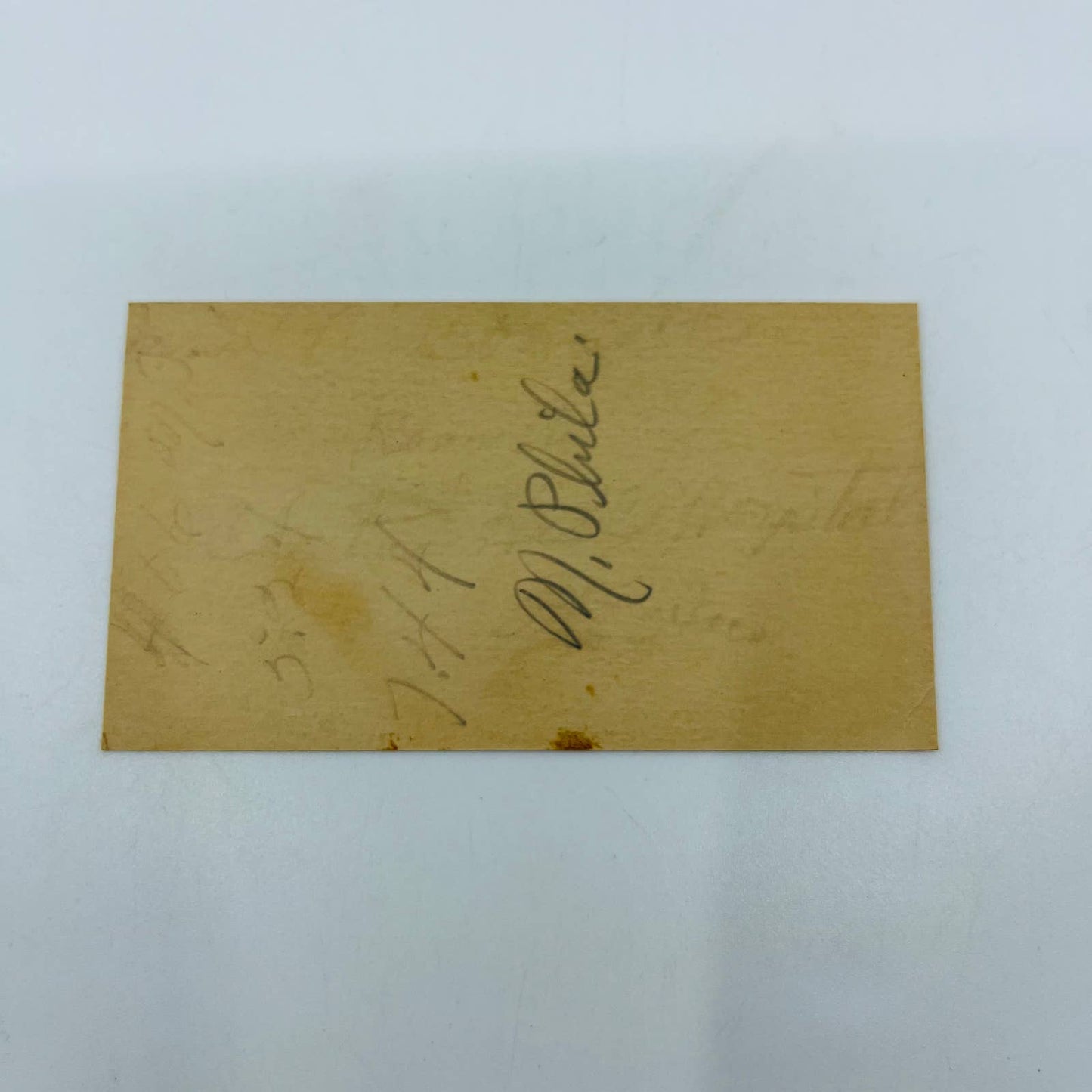 Antique Business Card Chestnut Hill Employment Bureau White & Colored PA AA2