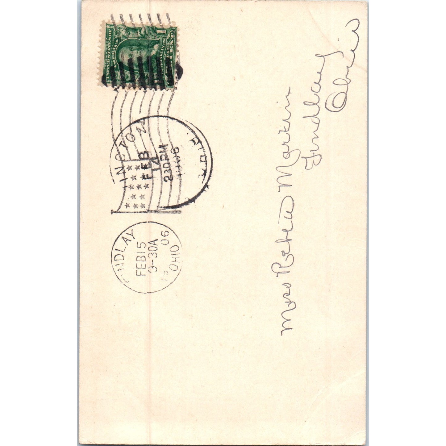 1906 Valentine Cartoon Findlay Ohio Raphael Tuck Original Postcard P2-8