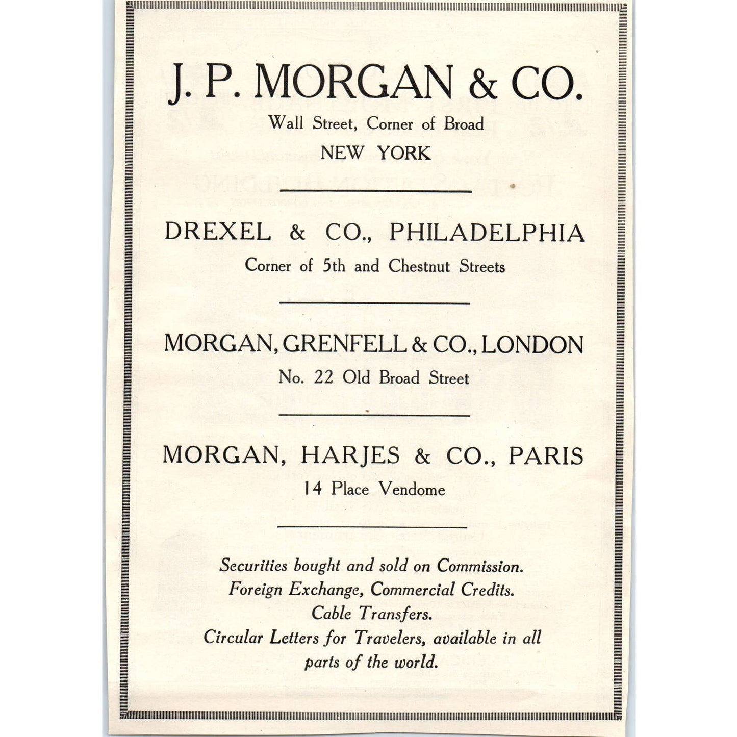 American Bond and Mortgage Co - First Mortgage - 1921 Original Ad TJ7-L