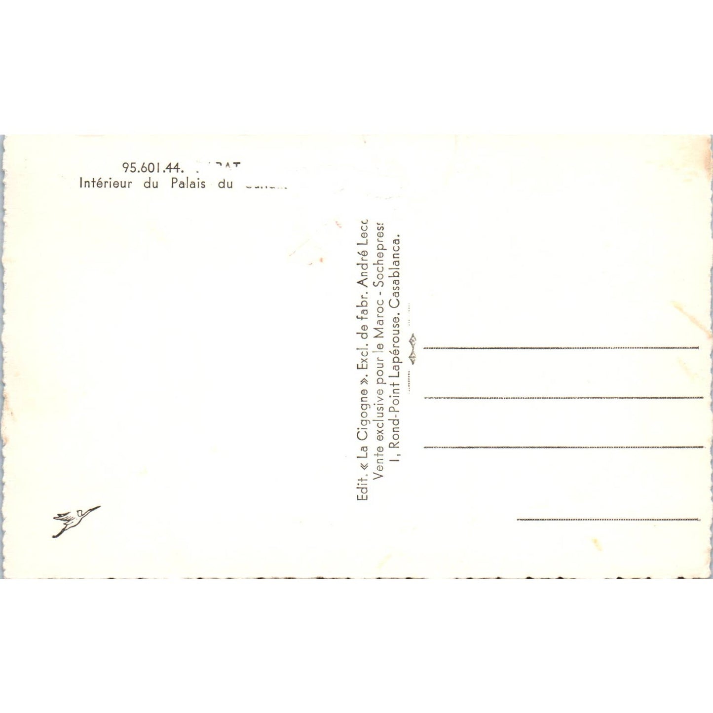 Morocco - Rabat - Sultan's Palace - Original RPPC Postcard TJ9-P1