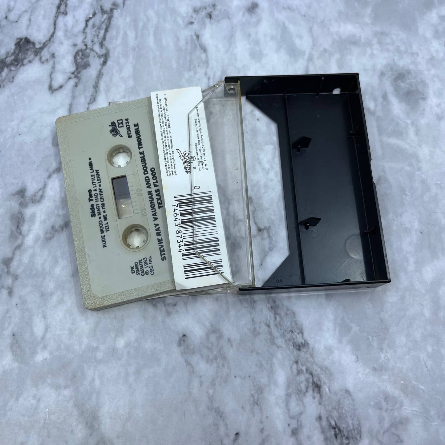 Stevie Ray Vaughan and Double Trouble - Texas Flood Cassette Tape TD9-64