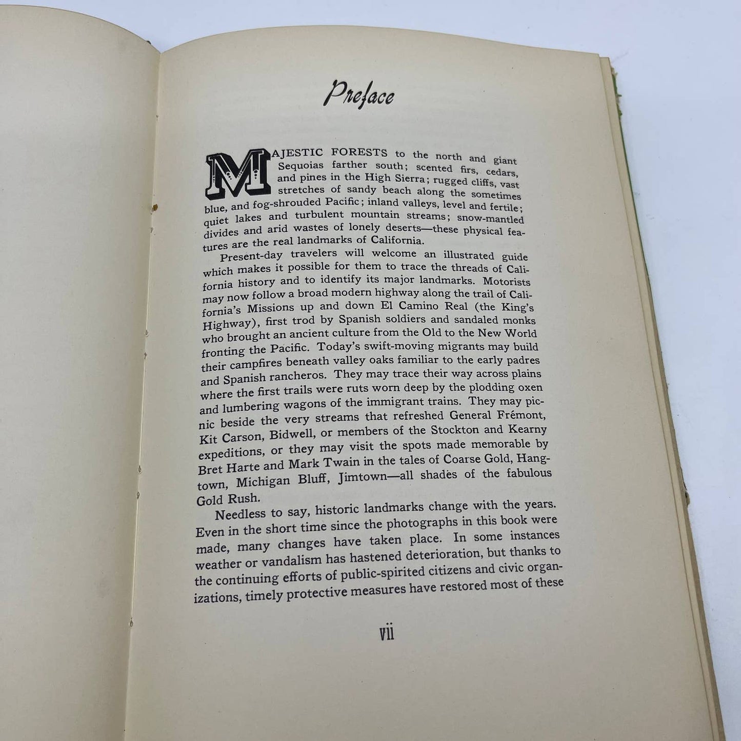 1948 CALIFORNIA LANDMARKS - A Photographic Guide Texts, Maps & Photographs TG5