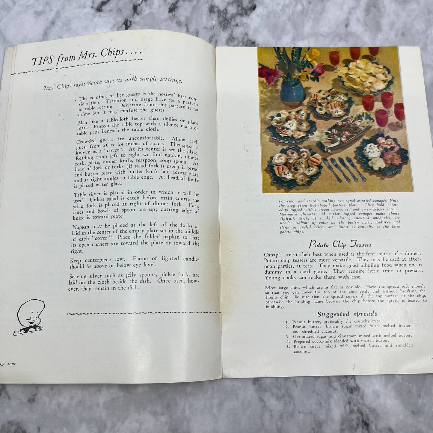 1950s So Good Potato Chip Co St. Louis MO Recipe Cook Book TJ4