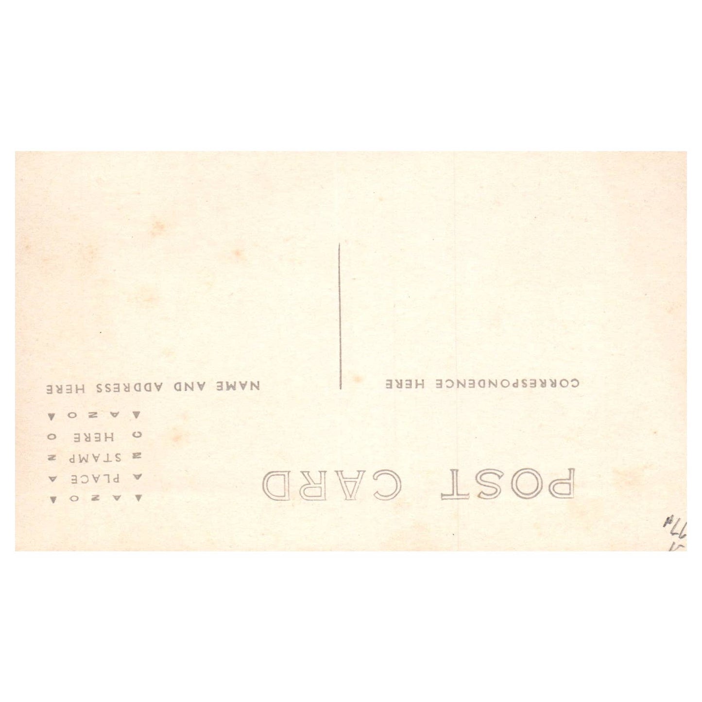 Two Men in a Horse and Buggy Carriage - Original Postcard RPPC TJ8-4