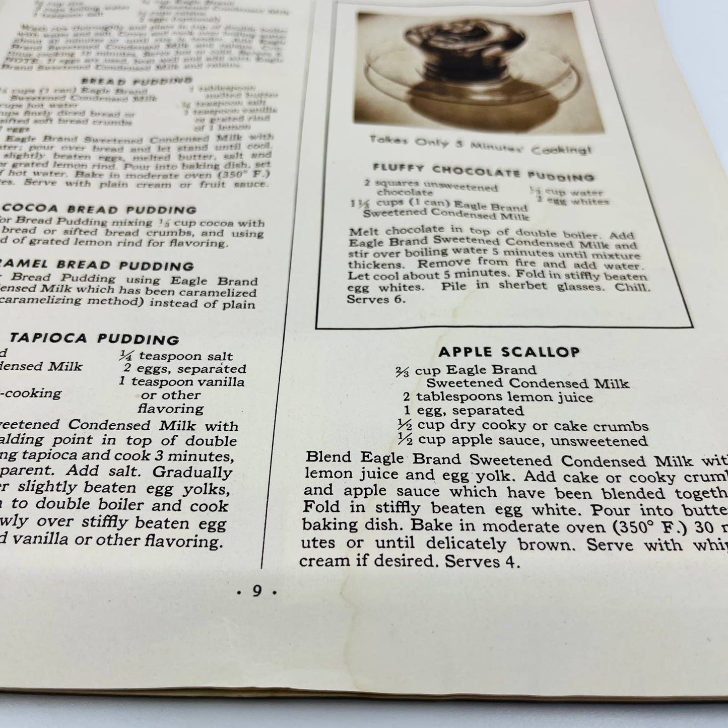 1936 Magic Recipes Quicker, Easier Surer to Succeed Cookbook TD7