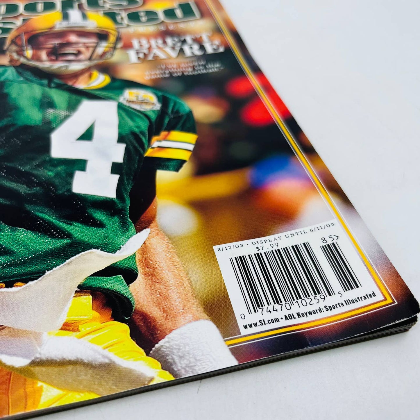 Sports Illustrated Brett Favre Special Tribute Edition Green Bay Packers BA3-2