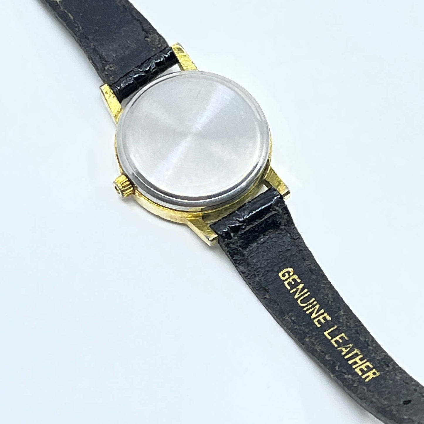 Lois Quartz Women's Watch Wristwatch Gold Tone Leather Band SD5