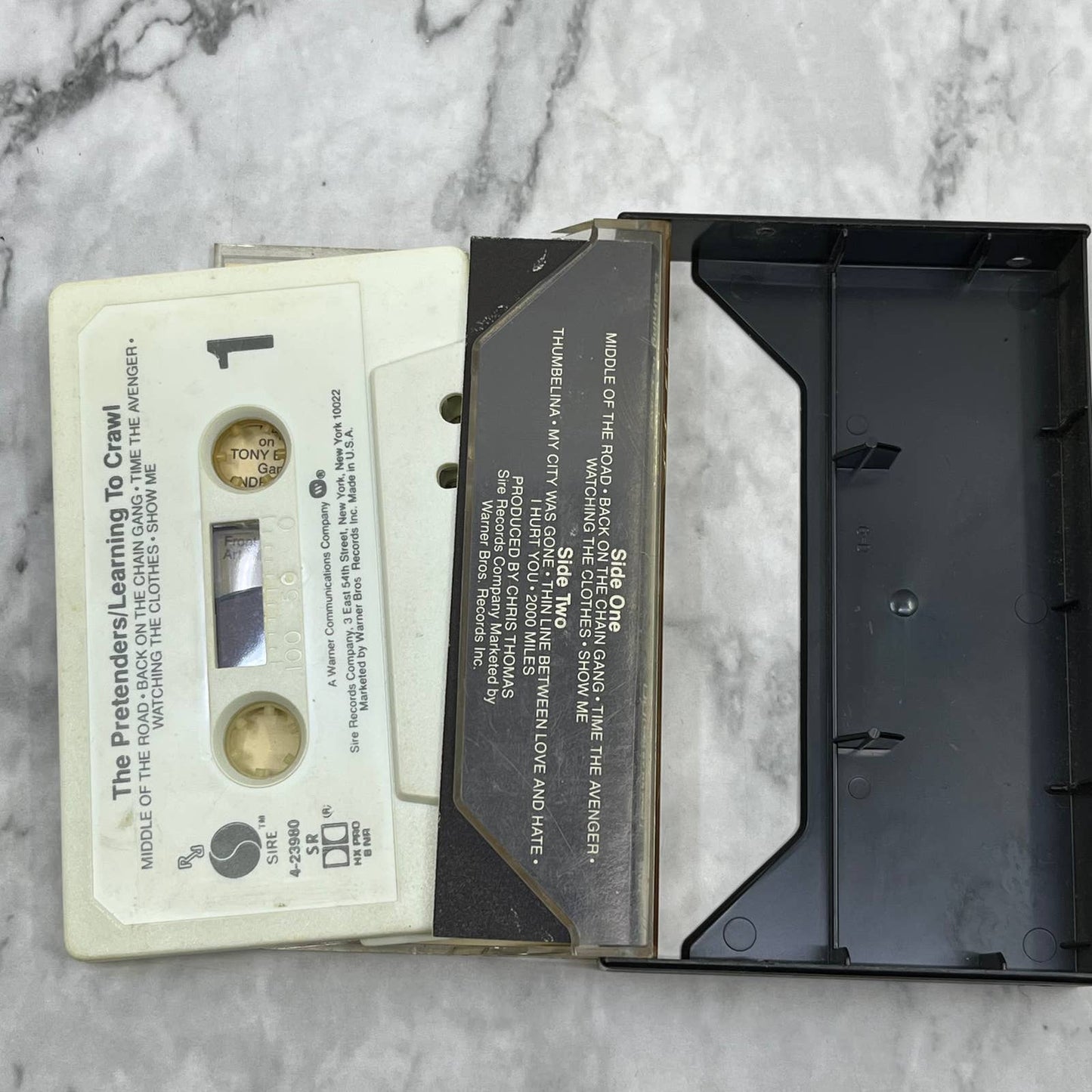 The Pretenders Learning To Crawl Cassette Tape TH1-30