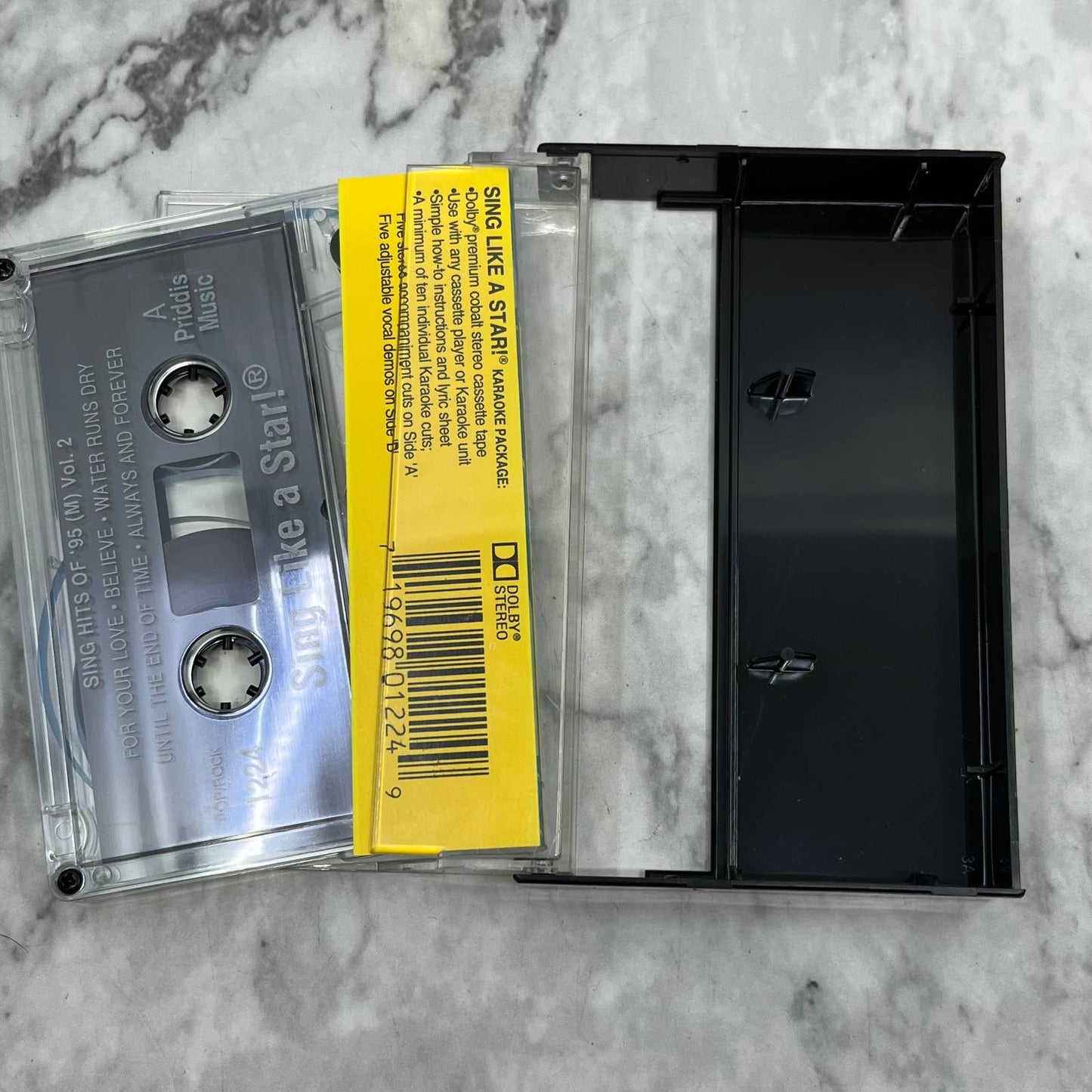 Hits of ‘95 Vol. 2 Priddis KARAOKE Vocal Accompaniment Cassette Tape TJ6-84
