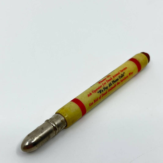 Bullet Pencil Red Lake Falls Rendering MN “Get Rid of Dead Animals” SC3