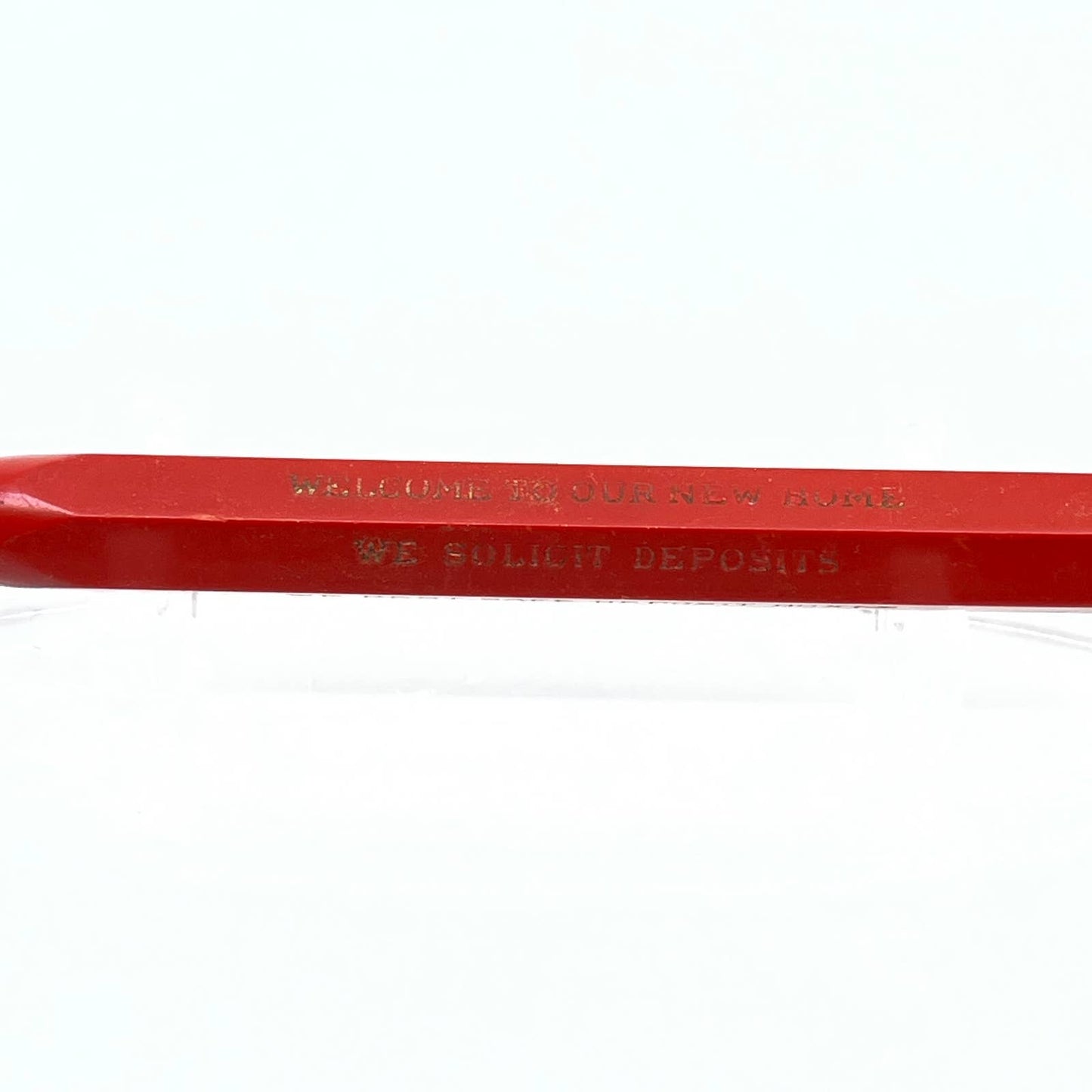 Vintage Mechanical Pencil York County National Bank York PA Red SD7