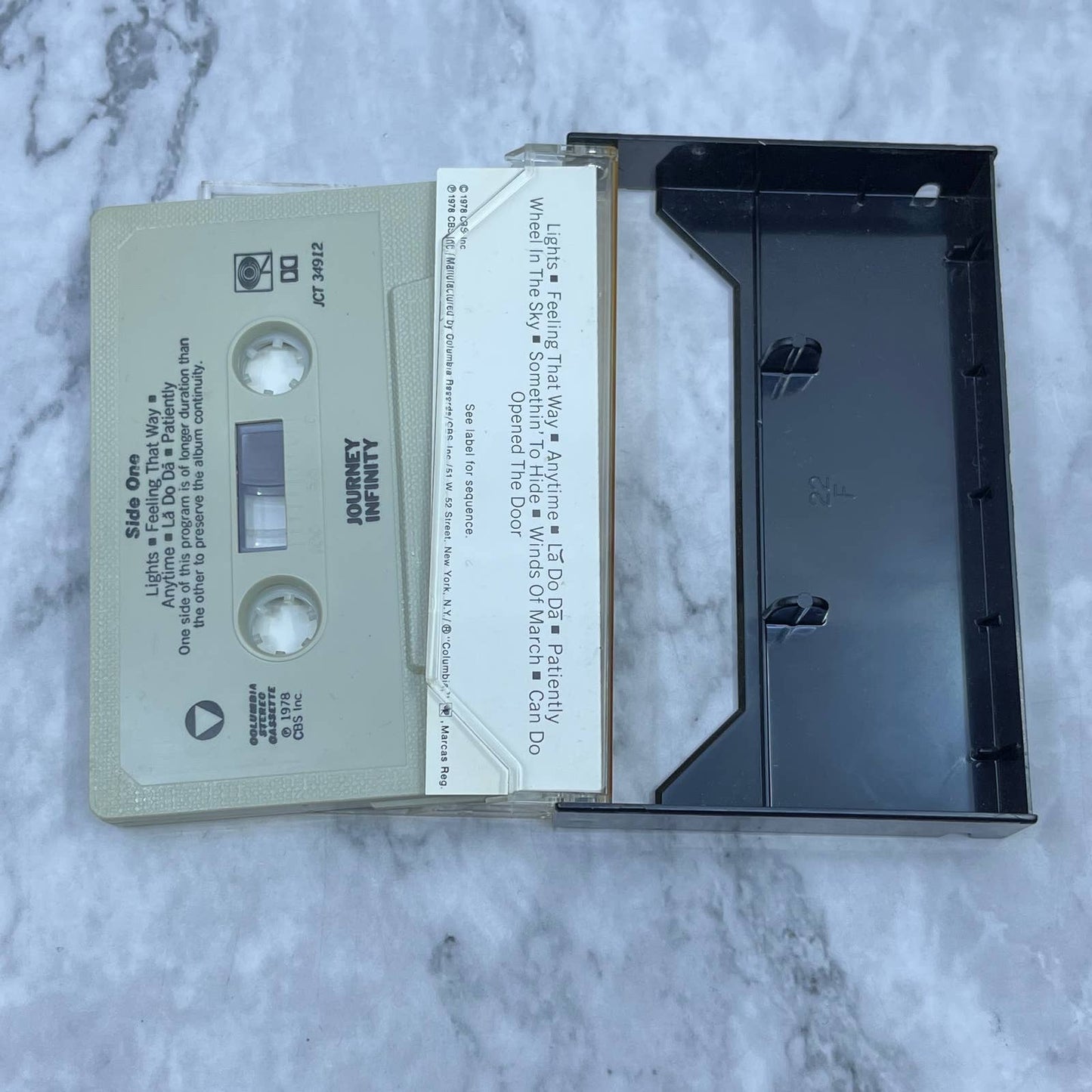 Journey Infinity Vintage Audio Cassette Tape TC7-52
