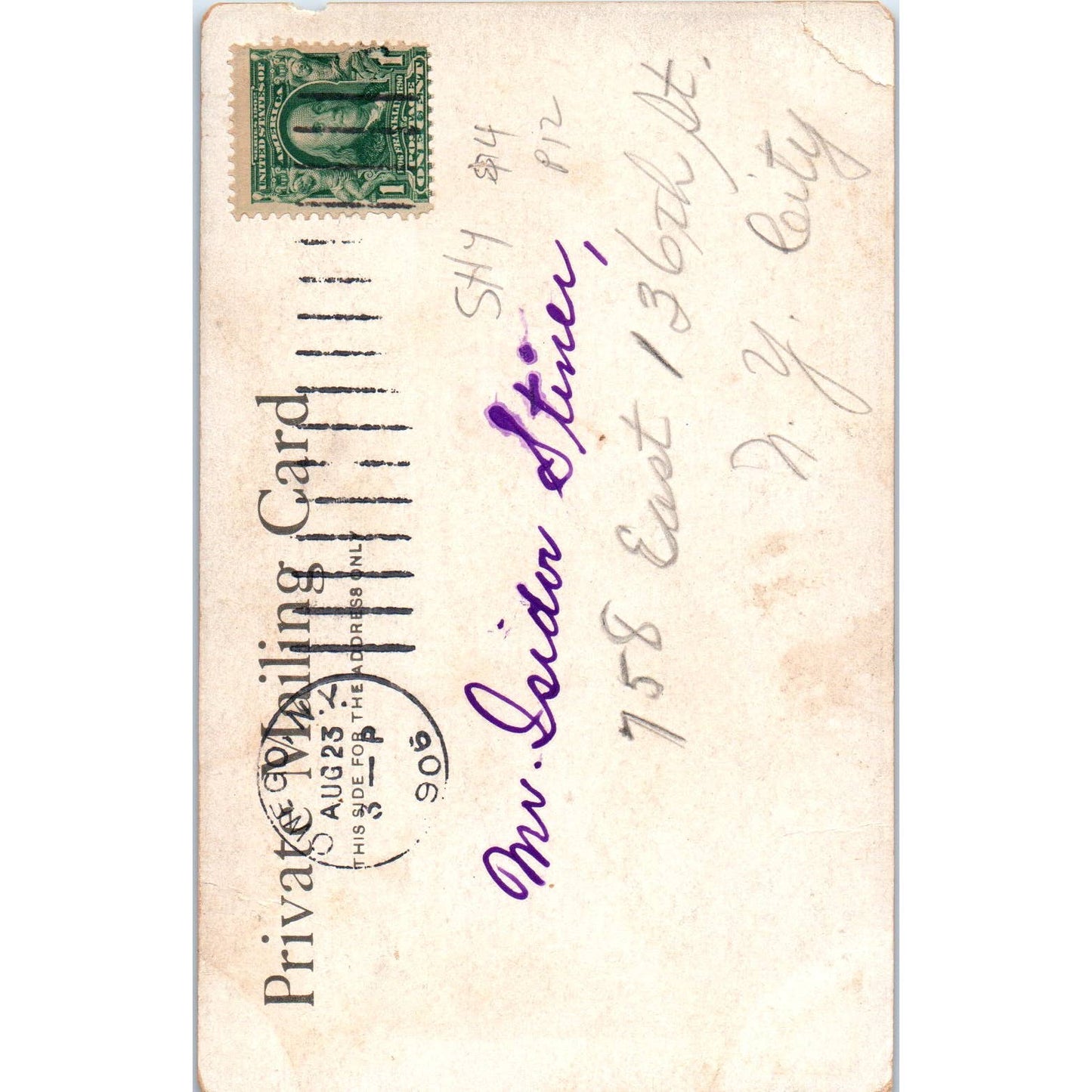 1906 Victorian Pinup Girl - Original Postcard TJ9-P1