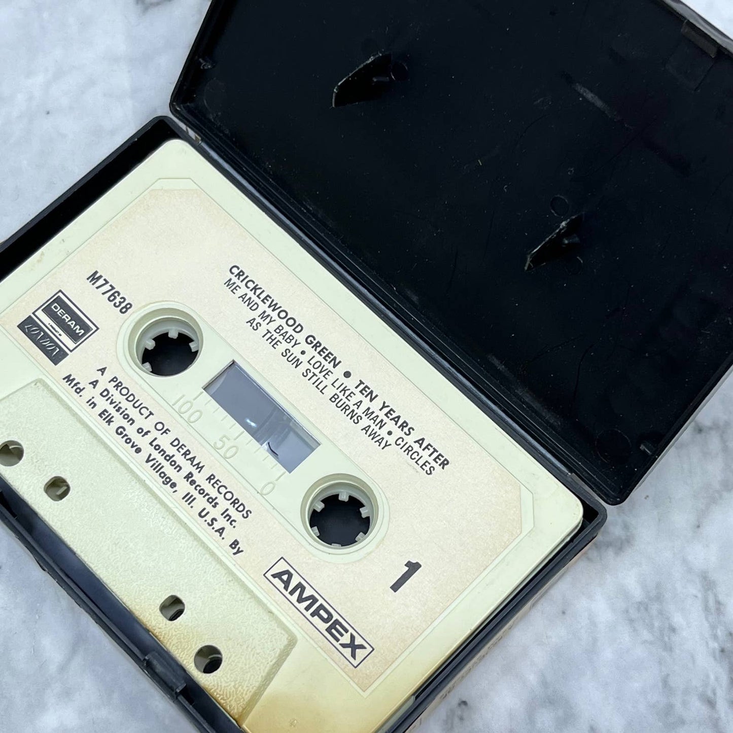 Ten Years After – Cricklewood Green Ampex Snapcase Deram Cassette Tape TJ6-83