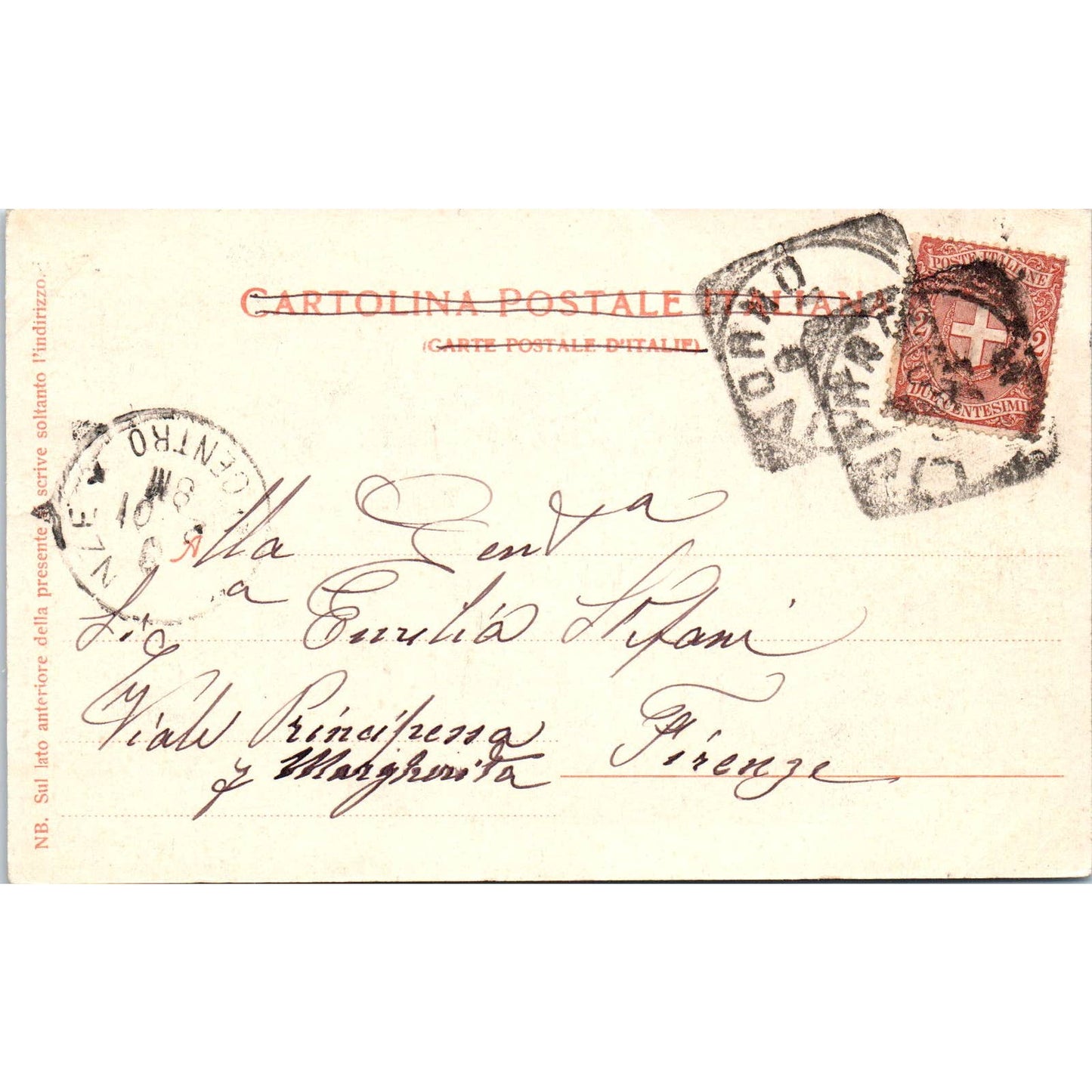 Livorno Fanale c1910 - Original Postcard TJ9-P1