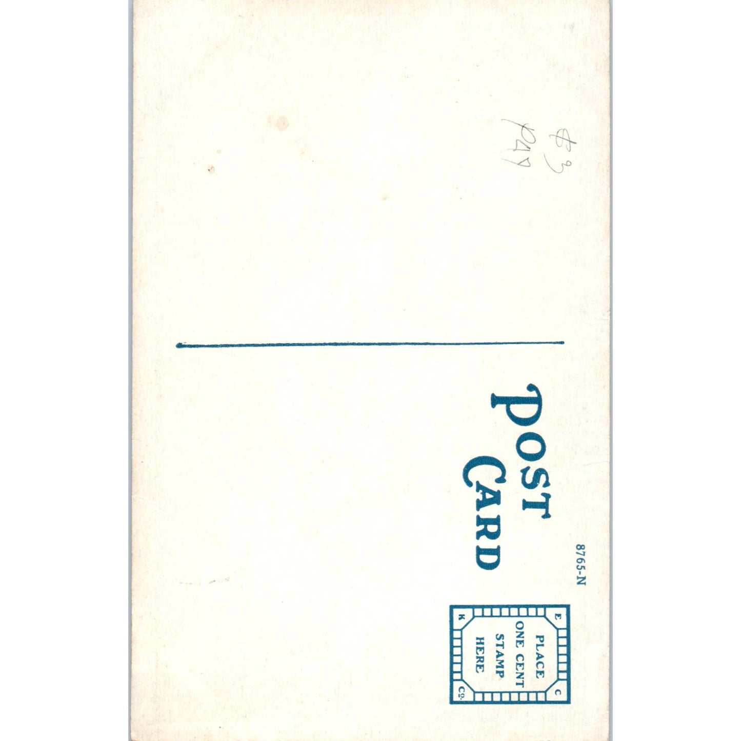 Alaskan Husky Portrait Original Postcard TK1-30