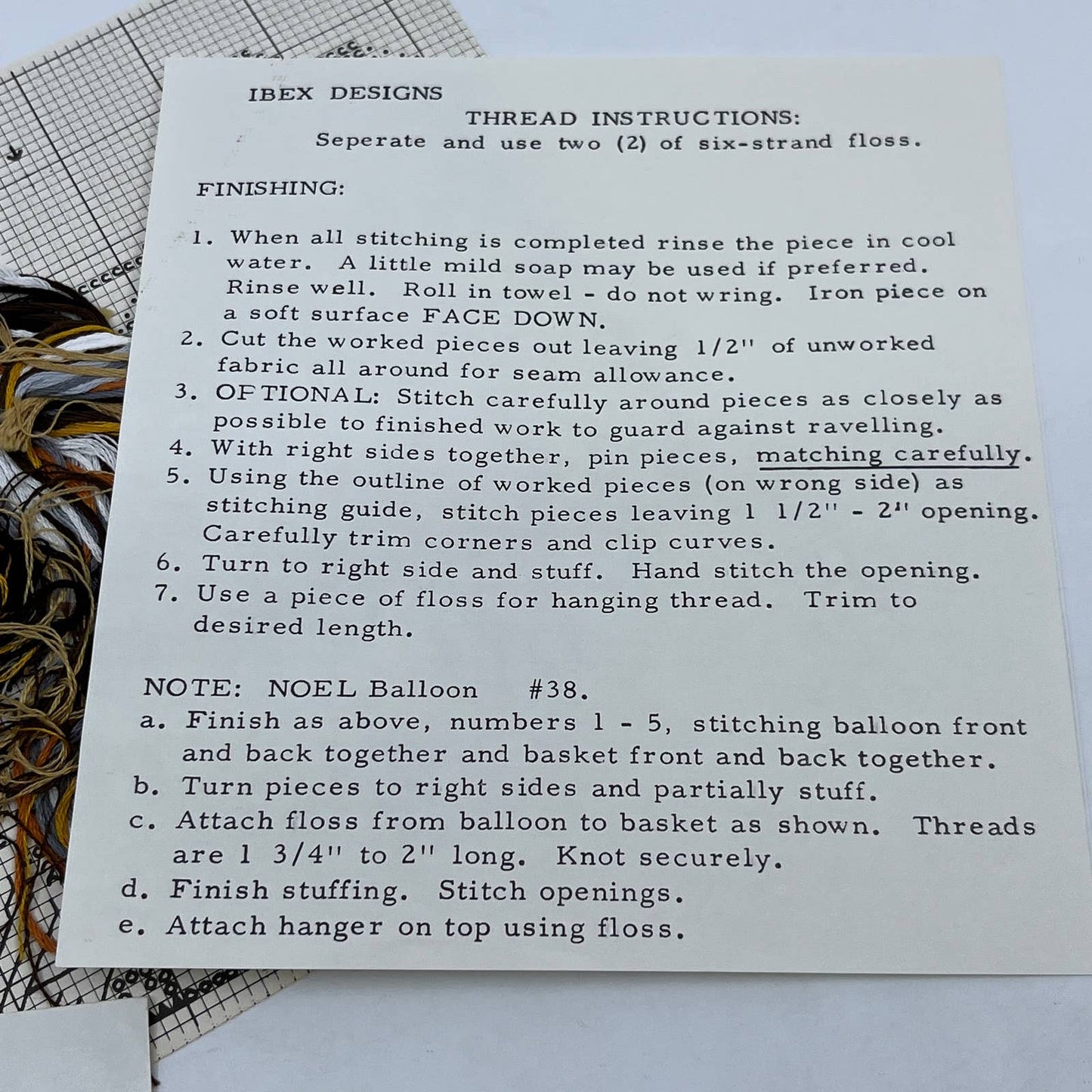 Vtg Ibex Cross Stitch Embroidery Quail Partridge Ornament Partially Complete TC1