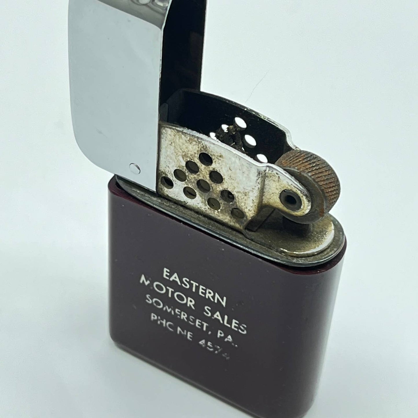 1950s Metal Zippo Lighter Eastern Motor Sales Somerset PA SC6