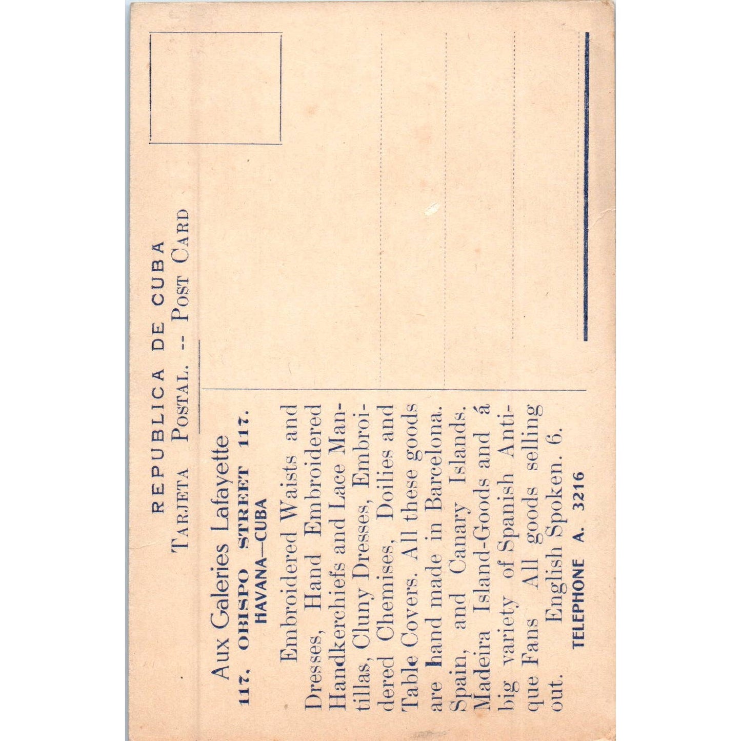 Monumento a Marti Havana Cuba Original Postcard TK1-P16