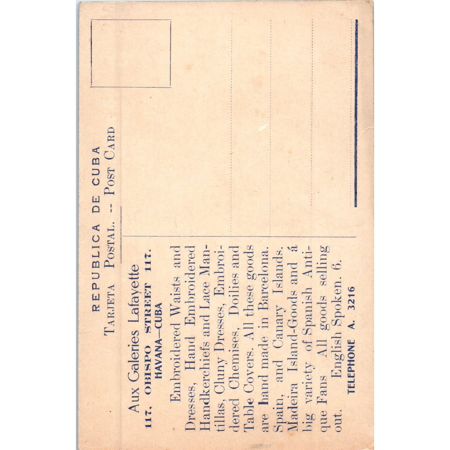 Monumento a Marti Havana Cuba Original Postcard P3-1