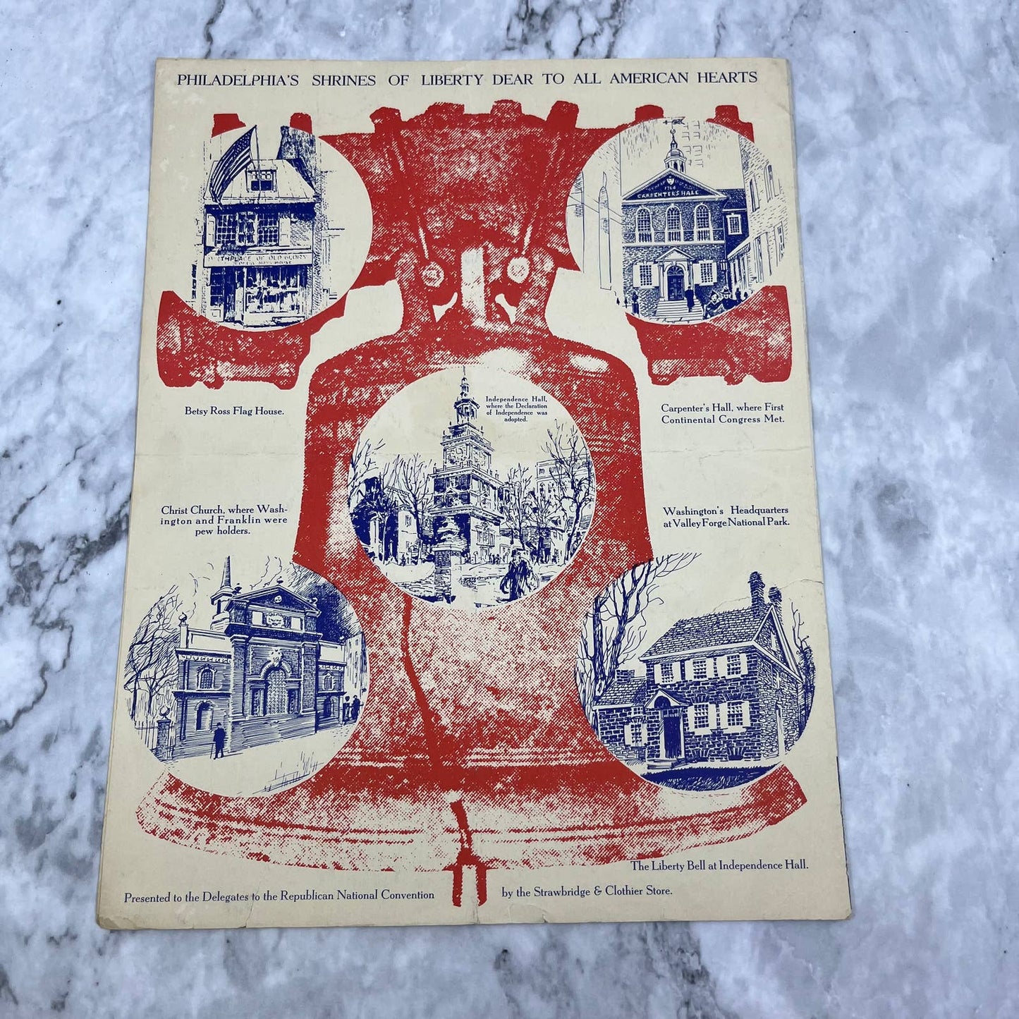 C1940 RNC Delegate Souvenir Star Spangled Banner Sheet Music TJ4