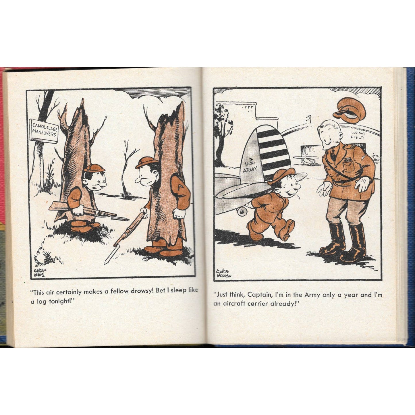 1942 WWII Private Buck Rand McNally-Military Cartoons Comic Book TJ8-1