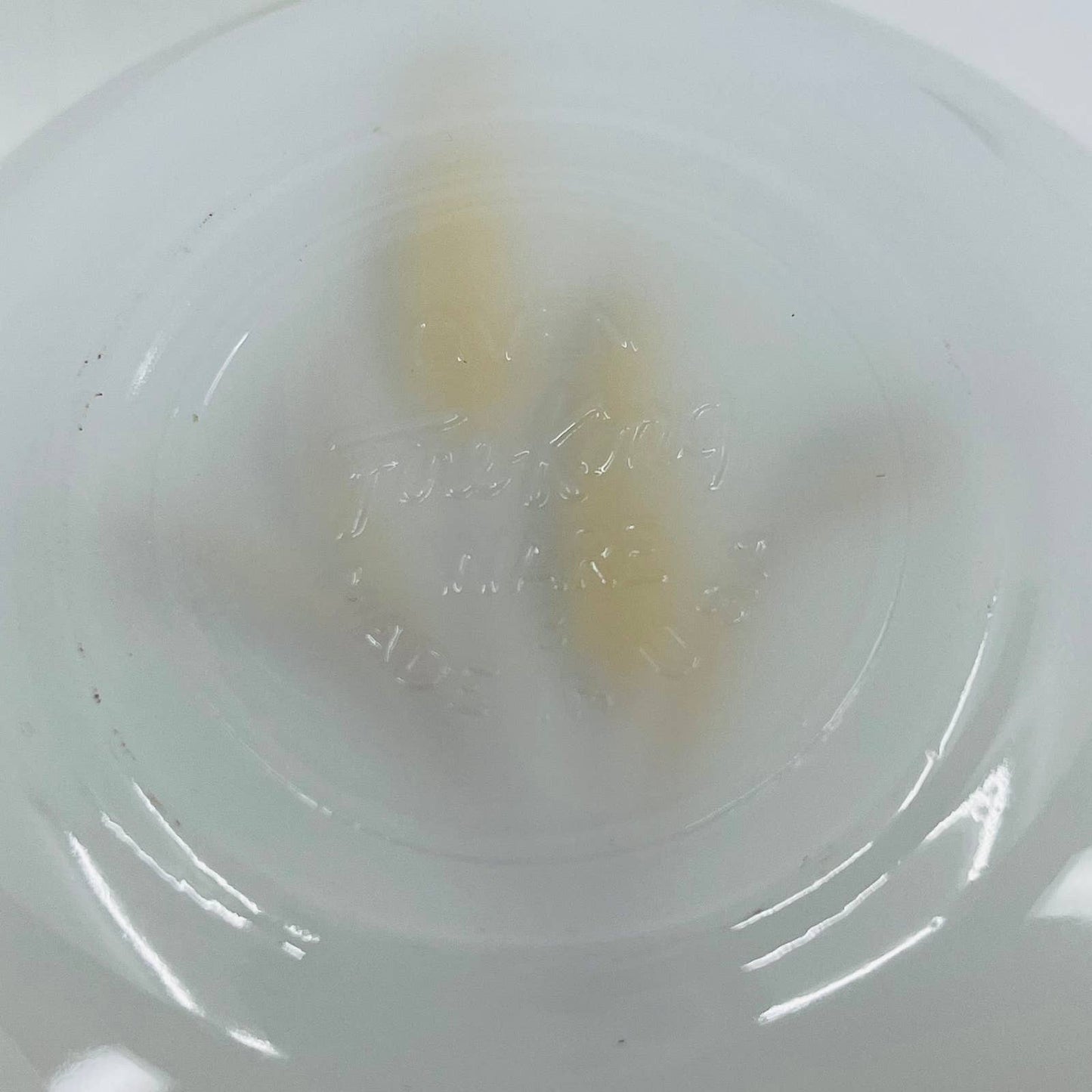 Vintage Fire King Milk Glass Golden Wheat Berry Dessert Bowl 4.5” Set of 4 TC6