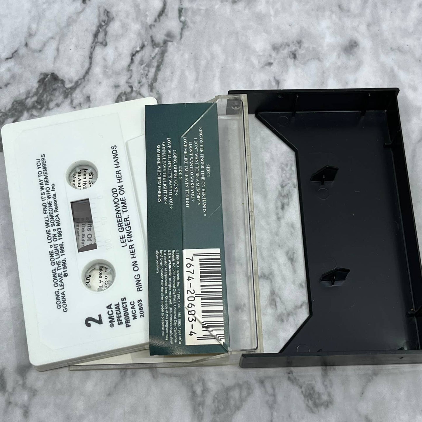 Ring on Her Finger, Time on Her Hands Lee Greenwood Cassette Tape TH1-32